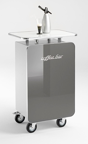 MS-Schuon Theke Coffee Bar - silber