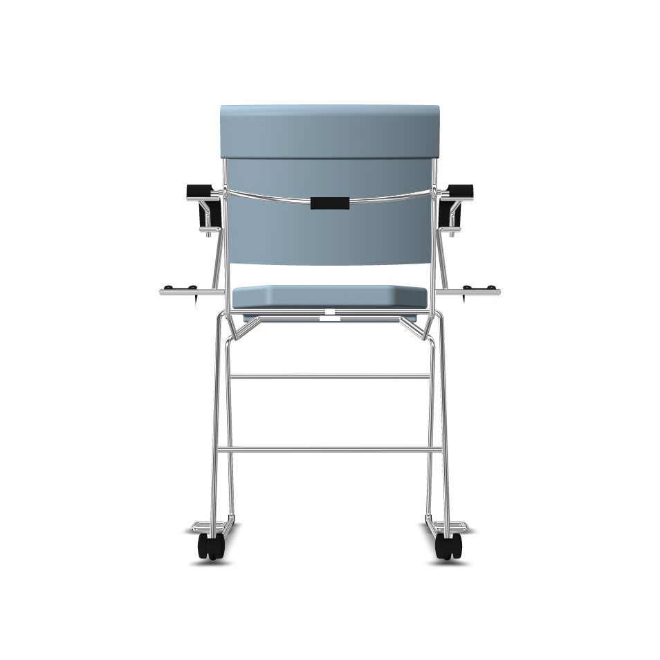 SONDERPREIS -  Reha­--Sessel erhöht Giroflex 33-7009-RC - Kunstleder hellblau