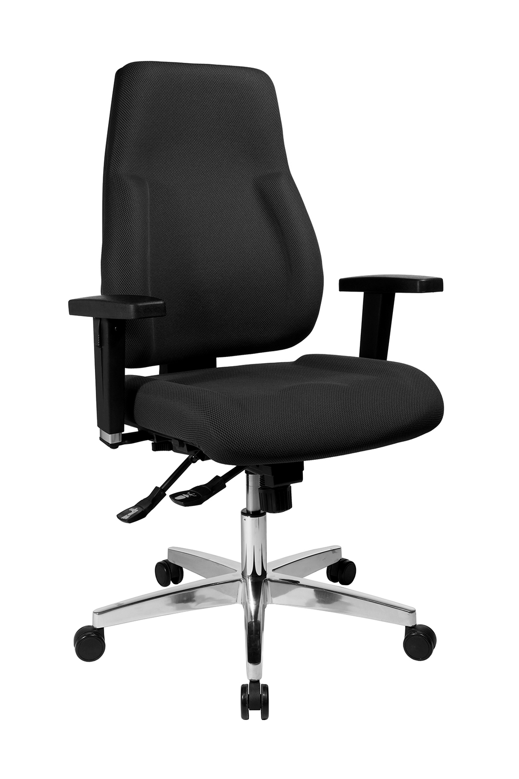 Bürostuhl P 91 mit Hartbodenrollen - schwarz - Topstar