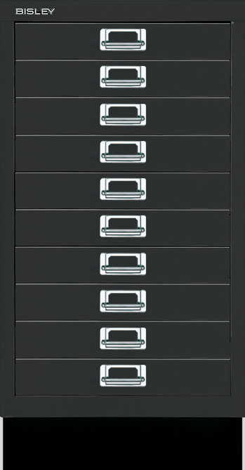 Schubladenschrank Multidrawers 39er Serie, 10 Schubladen DIN A3 mit Sockel