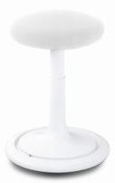 ONGO Seat: Design-Hocker mit Kugelbahn - Kunstleder/weiß