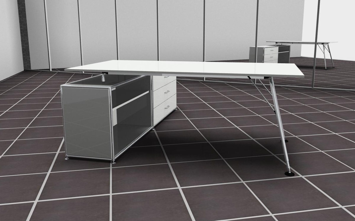 Nucleon Workstation - Bosse Modul Space - weiß