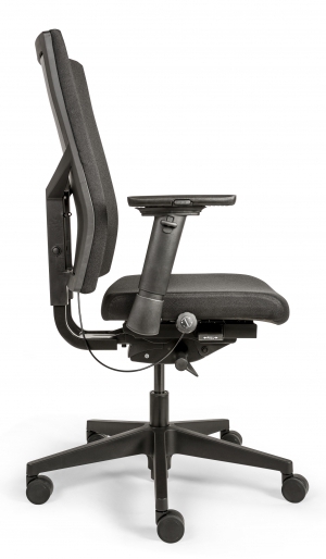 Drehstuhl 787 Edition EX Comfort - tiefenverstellbare Lordosenstütze - schwarz