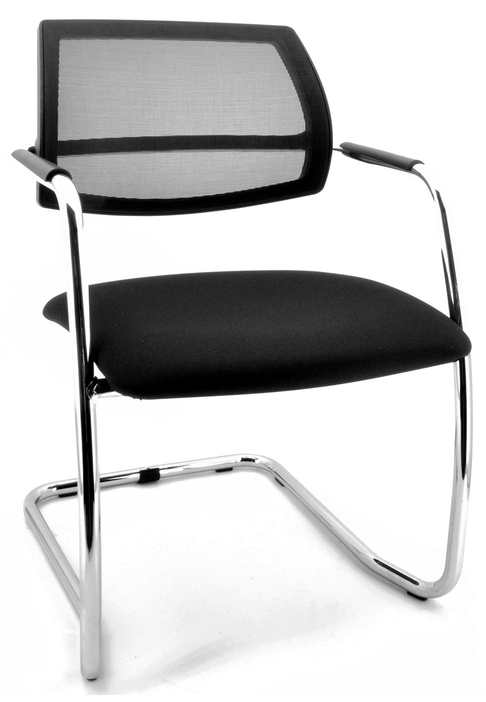 Freischwinger Gama - schwarz/Netz - Siqnatop