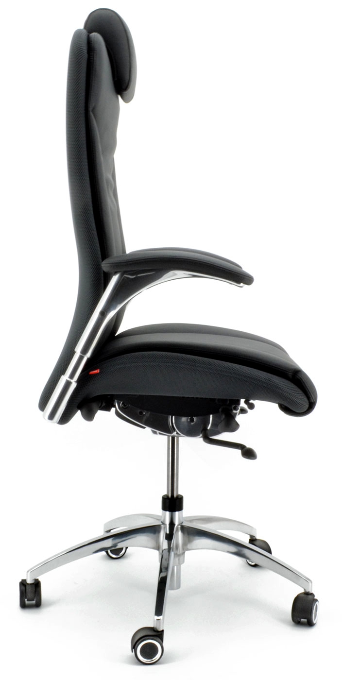 Chefsessel Salveo 8220 - Leder schwarz - Köhl
