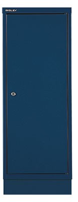Bisley Türenschrank 114C, ein Boden, mit Sockel, blau - Neuware