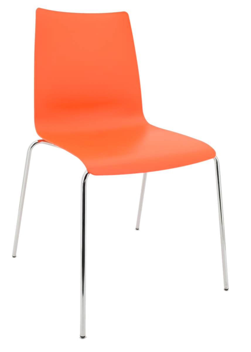 Besucherstuhl Unicus - orange - Brune