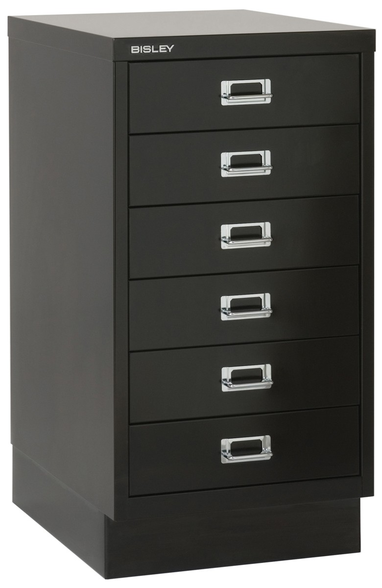 Schubladenschrank Multidrawers 29er Serie, 6 Schubladen DIN A3 mit Sockel