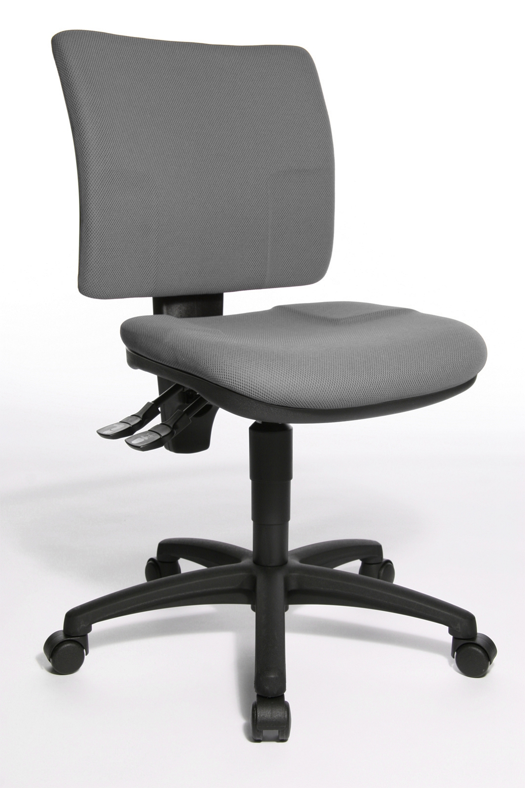 Bürostuhl U 50 mit Hartbodenrollen - dunkelgrau - Topstar - mit Universalrollen