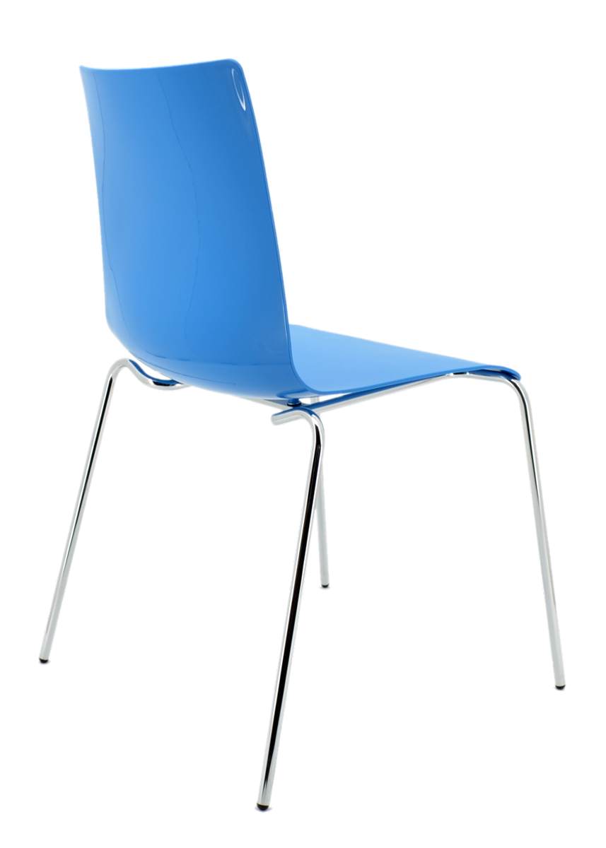 Besucherstuhl Unicus - himmelblau - Brune