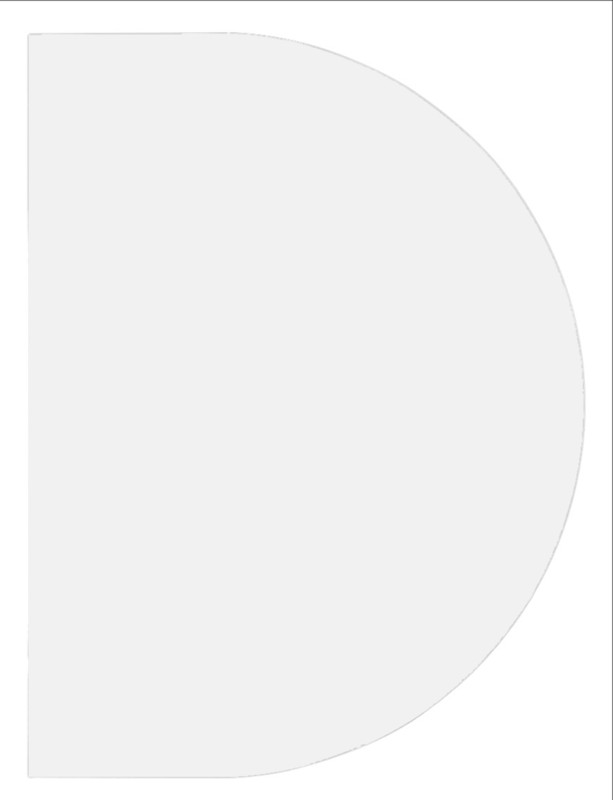 Ansatzplatte / Anbauplatte 60 x 80 cm