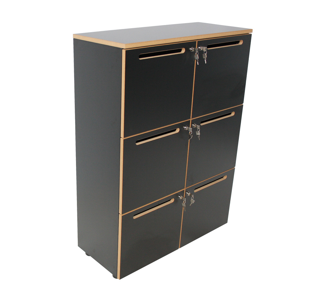 Postschrank / Wertfachschrank Archivar, schwarz, Reinhard