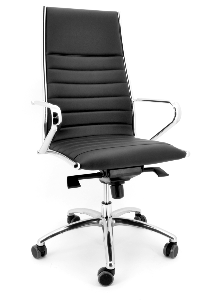 Chefsessel Classic - Leder schwarz - Sitland