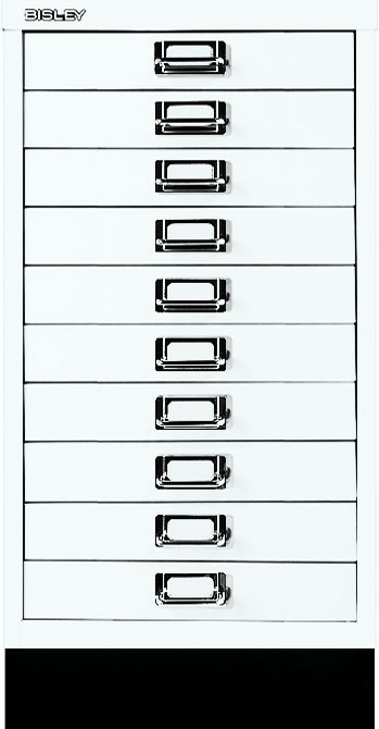 Schubladenschrank Multidrawers 39er Serie, 10 Schubladen DIN A3 mit Sockel