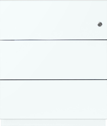 Rollcontainer Note, 3 Universalschubladen, ohne Top