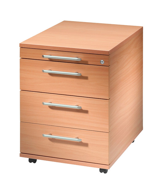 Rollcontainer: Rollcontainer Solid mit drei Schubladen