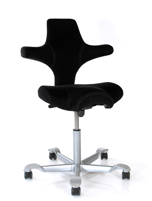 Drehstuhl Capisco 8106 - Comfort 0050 schwarz - HAG