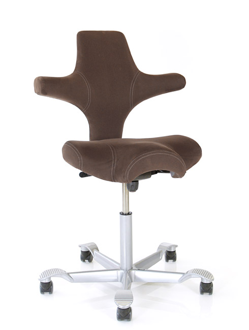 Drehstuhl Capisco 8106 - dunkelbraun - HAG