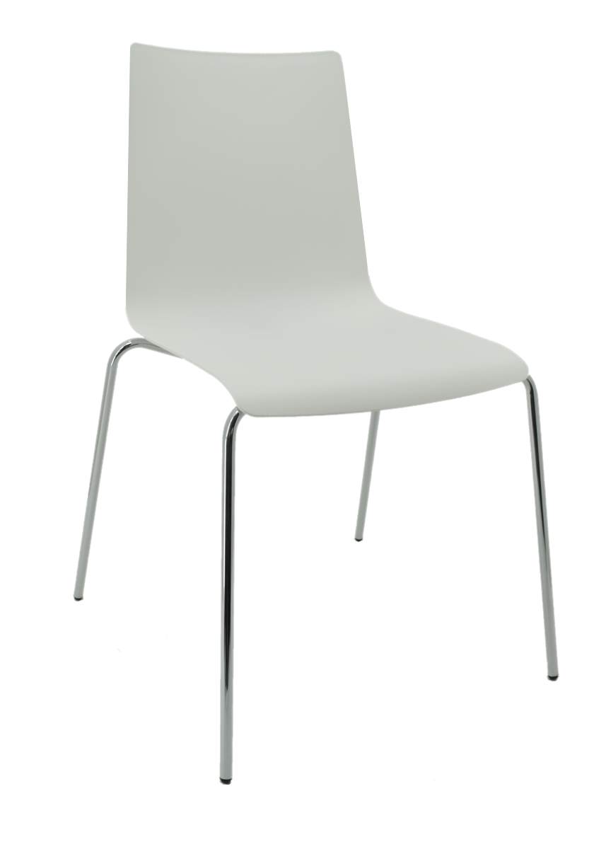 Besucherstuhl Unicus - weiß - Brune