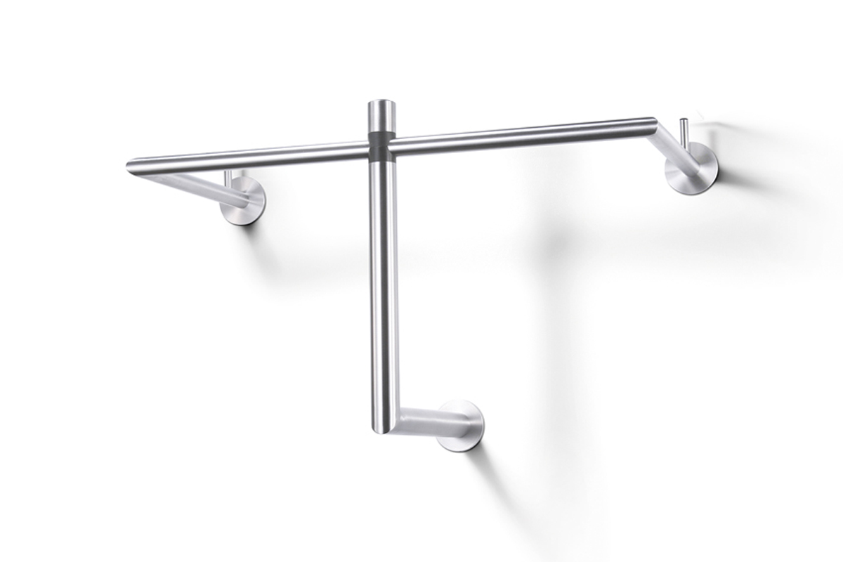 ABILIO 50679 Design-Wandgarderobe aus Edelstahl von Zack