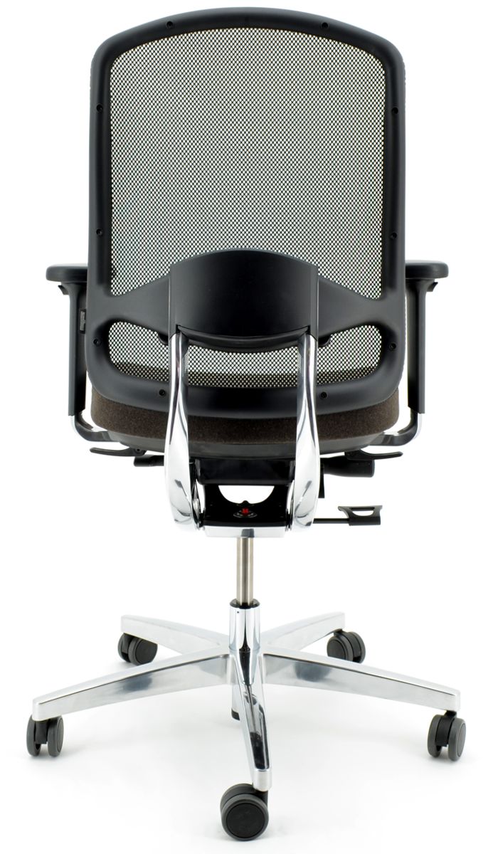 Drehstuhl AluMedic 10 von Wagner - Schurwolle dunkelbraun