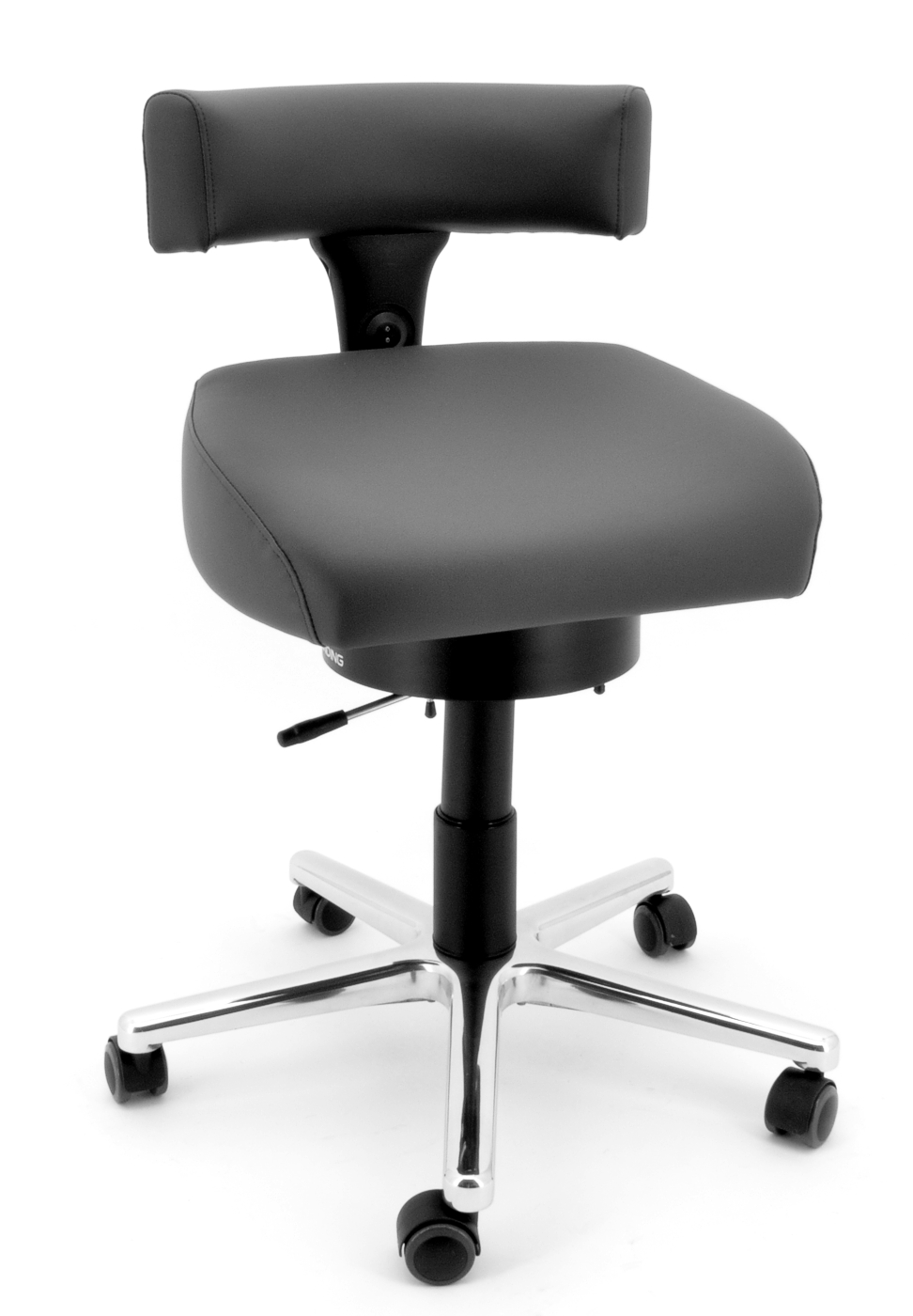 Arbeitsstuhl PonSo1 - Kunstleder anthrazit - Pending