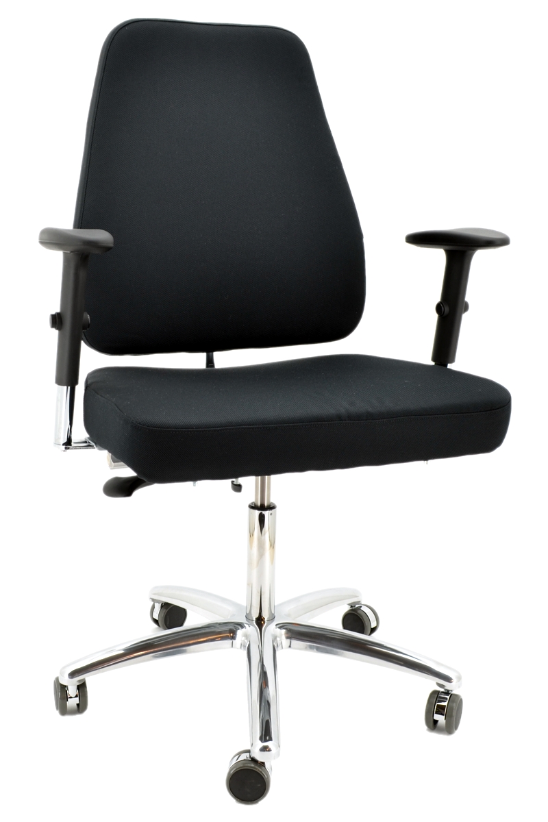 Drehstuhl Perfekt XXL - schwarz - bis 220 kg - bemefa