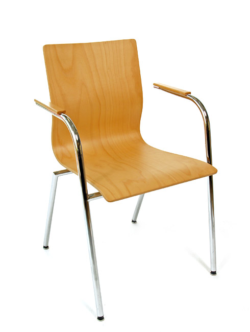 Besucherstuhl Design-Stapelstuhl
