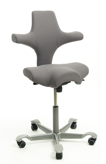 Drehstuhl Capisco 8106 - grau als Sonderedition - HAG