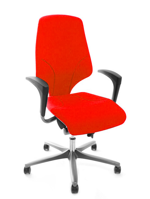 Drehstuhl Giroflex 64-7578 - rot