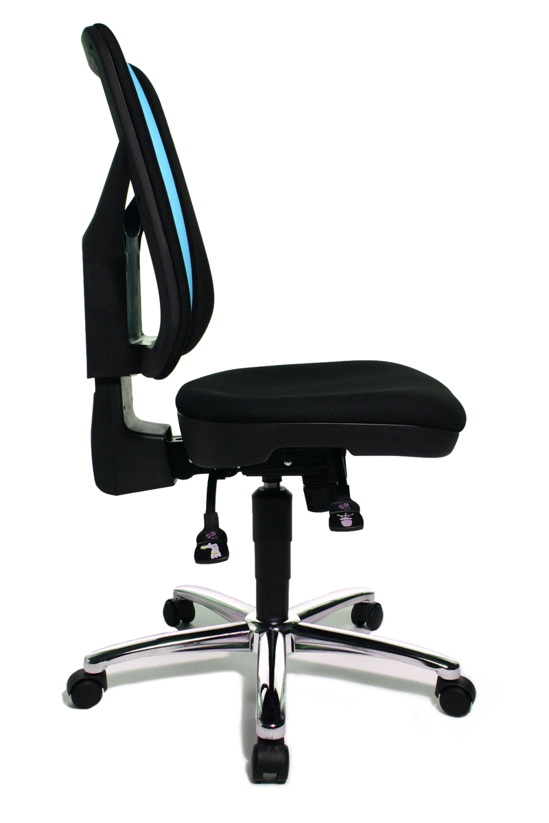 Drehstuhl Artwork 20 SY - schwarz / blau - Topstar