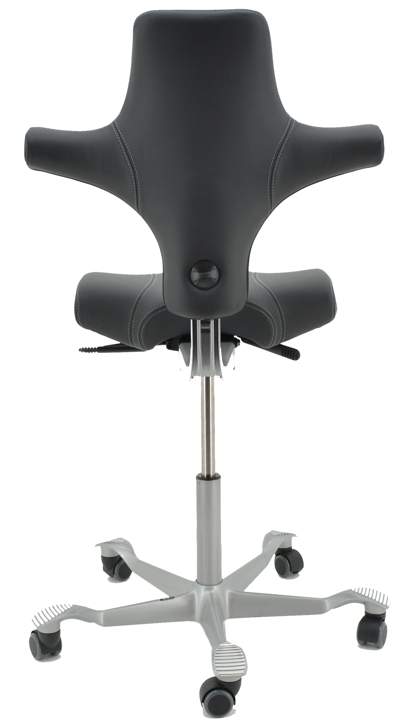 Drehstuhl Capisco 8106 - Antigo Soft Leder schwarz - HAG