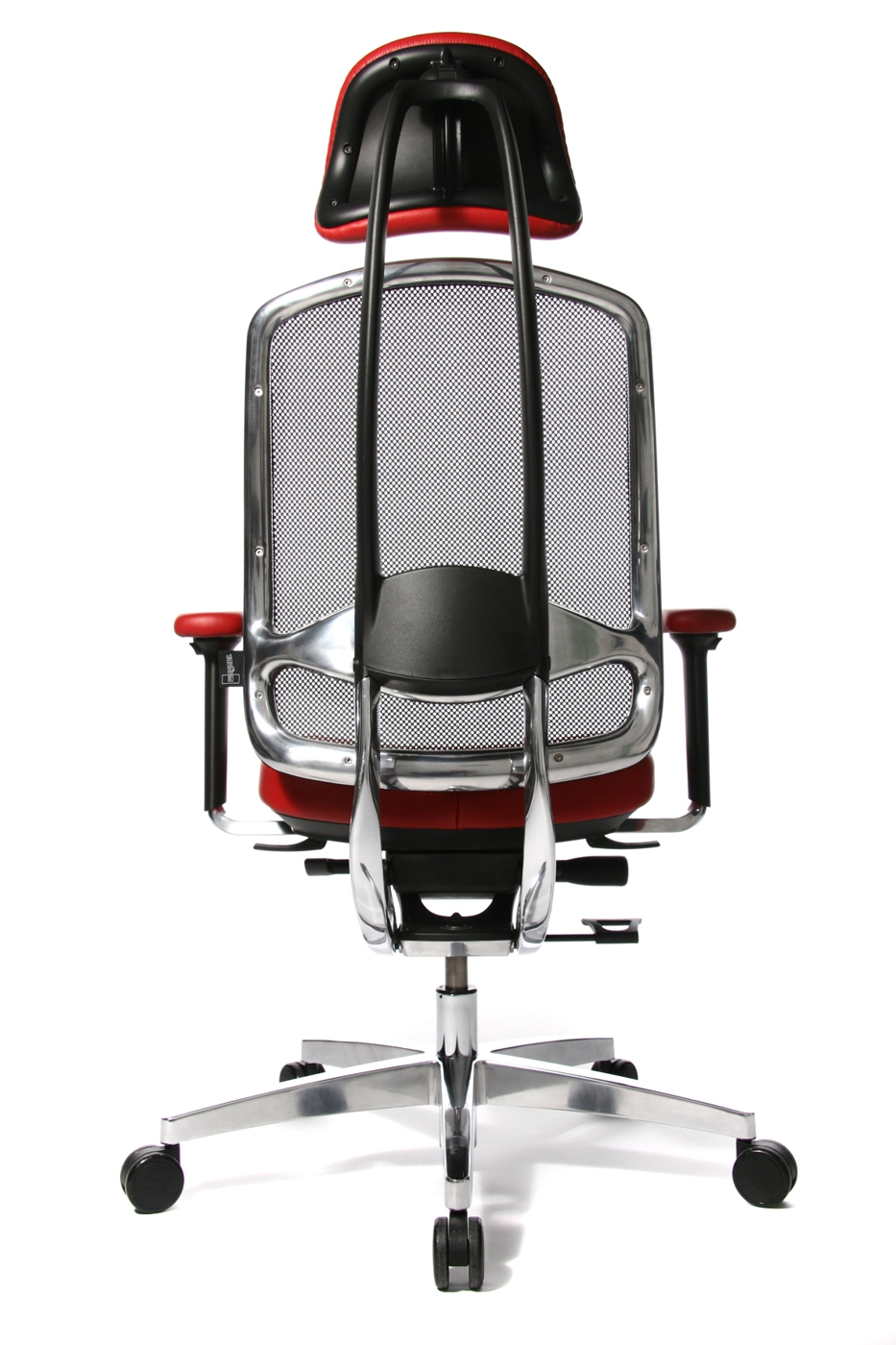 Chefsessel AluMedic® Limited - Leder rot - Wagner