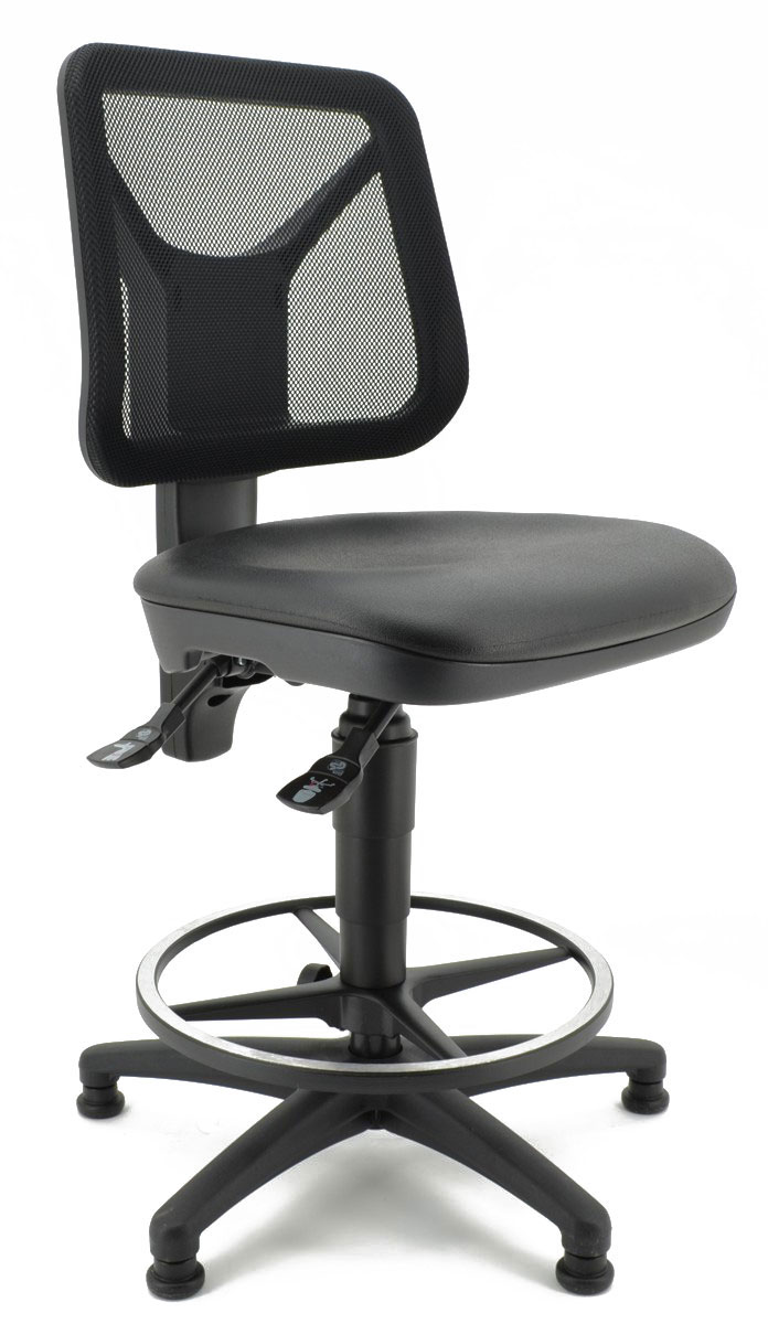Arbeitsdrehstuhl TEC 80 von Topstar - mit Fußring