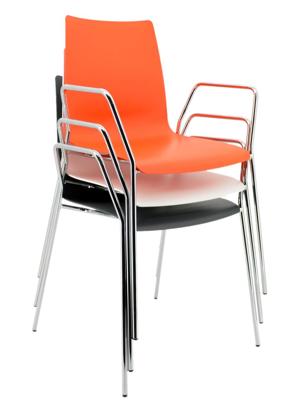 Besucherstuhl Unicus - weiß - Brune